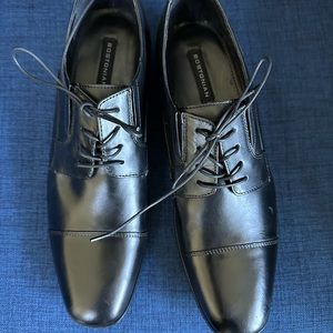 Bostonian Collier Black Tie Mens Shoe.  11.5 M